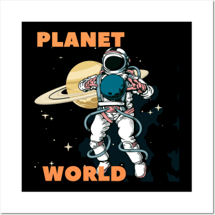 Planet World Posters and Art